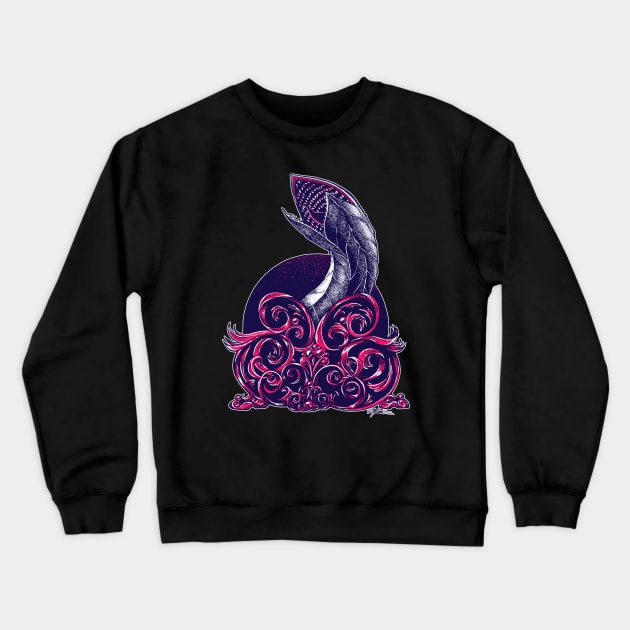 Walk Without Rhythm (And You Won't Attract the Worm) Crewneck Sweatshirt by Indi Martin